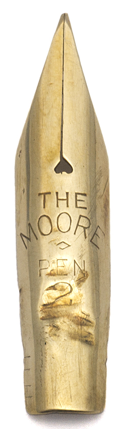 Moore L-82 Fountain Pen (1920s) - BCHR, Junior Size, Lever Filler